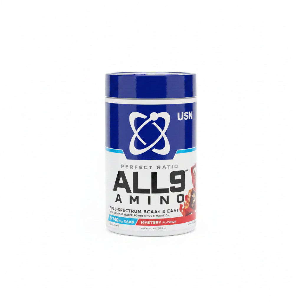 USN All9 Amino Full-Spectrum BCAAs & EAAs Mystery Flavour – 340g