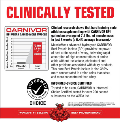 MuscleMeds Carnivor Beef Protein Isolate | Premium Protein UAE