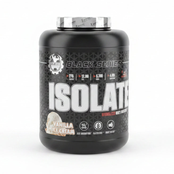 Black Series ISOLATE – Premium Whey Protein Isolate Powder Vanila Ice cream