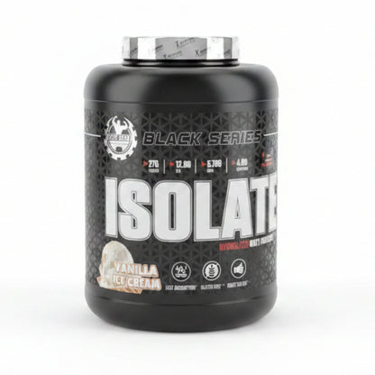 Black Series ISOLATE – Premium Whey Protein Isolate Powder Vanila Ice cream