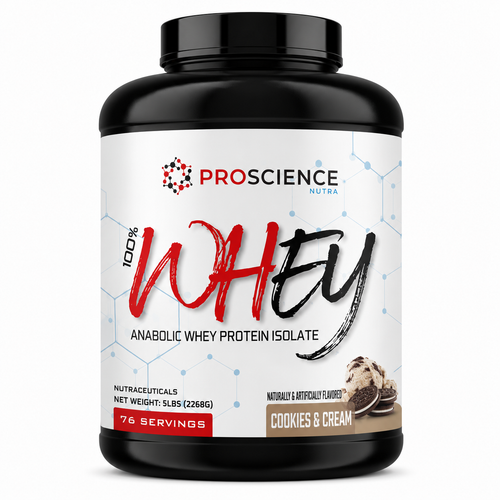 ProScience Nutra 100% Whey Protein Isolate 5LB (2268g)