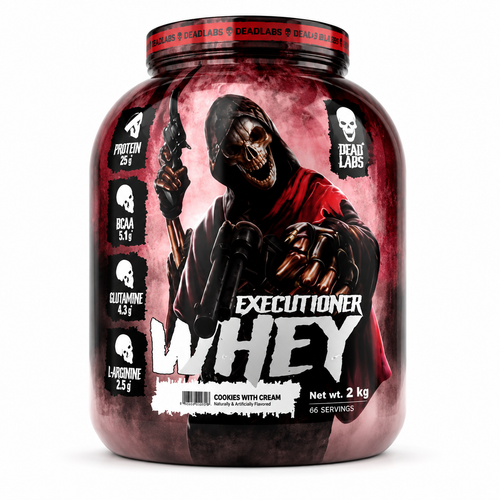 Skull Labs Whey Executioner, Cookies and Cream, 2 Kg