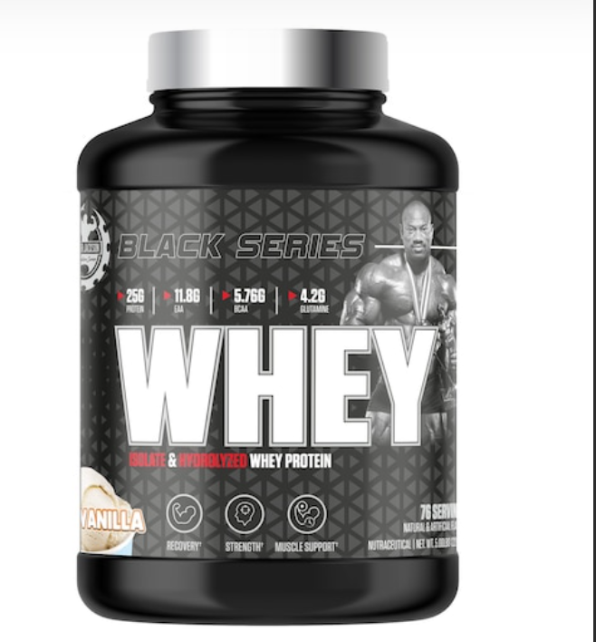 Dexter Jackson Black Series WHEY whey protein 5 Lbs Vanilla Dubai UAE
