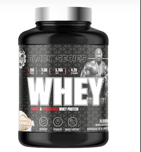Dexter Jackson Black Series WHEY whey protein 5 Lbs Vanilla Dubai UAE