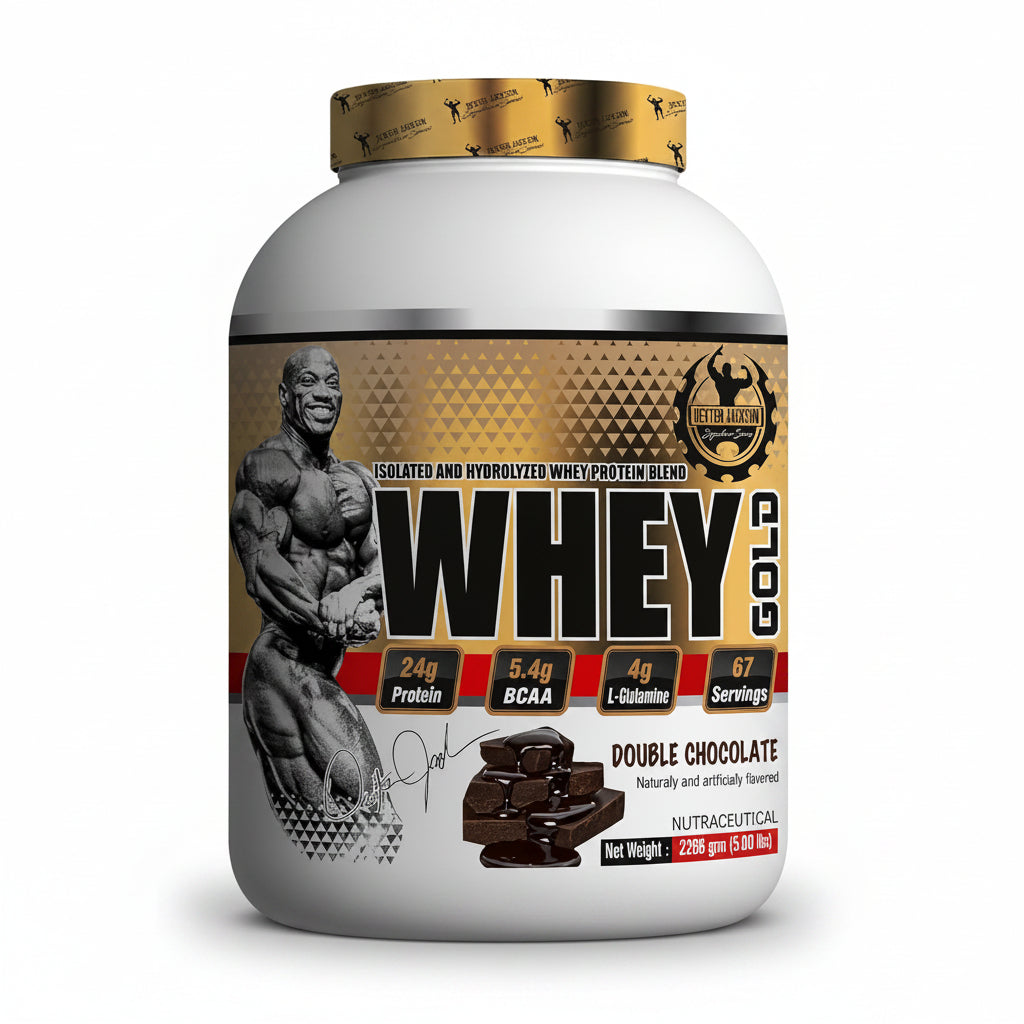 Dexter Jackson Signature Series Gold Whey Gold (5 Lbs, Cookies & Cream) Dubai UAE