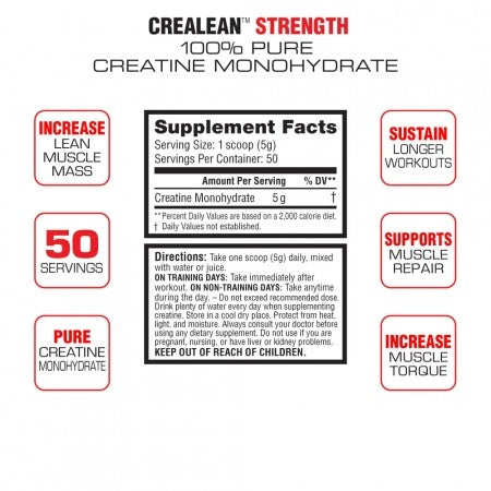 Labrada Crealean Creatine 250g (50 Servings)