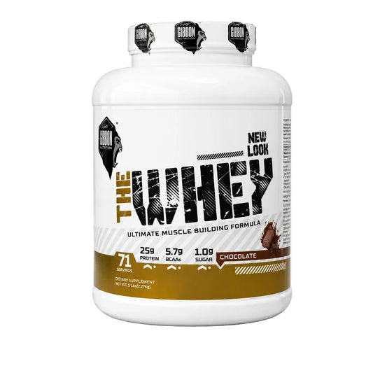 Gibbon Nutrition Fit Whey Ultimate Muscle Building Formula Chocolate Whey Protein 5 lbs