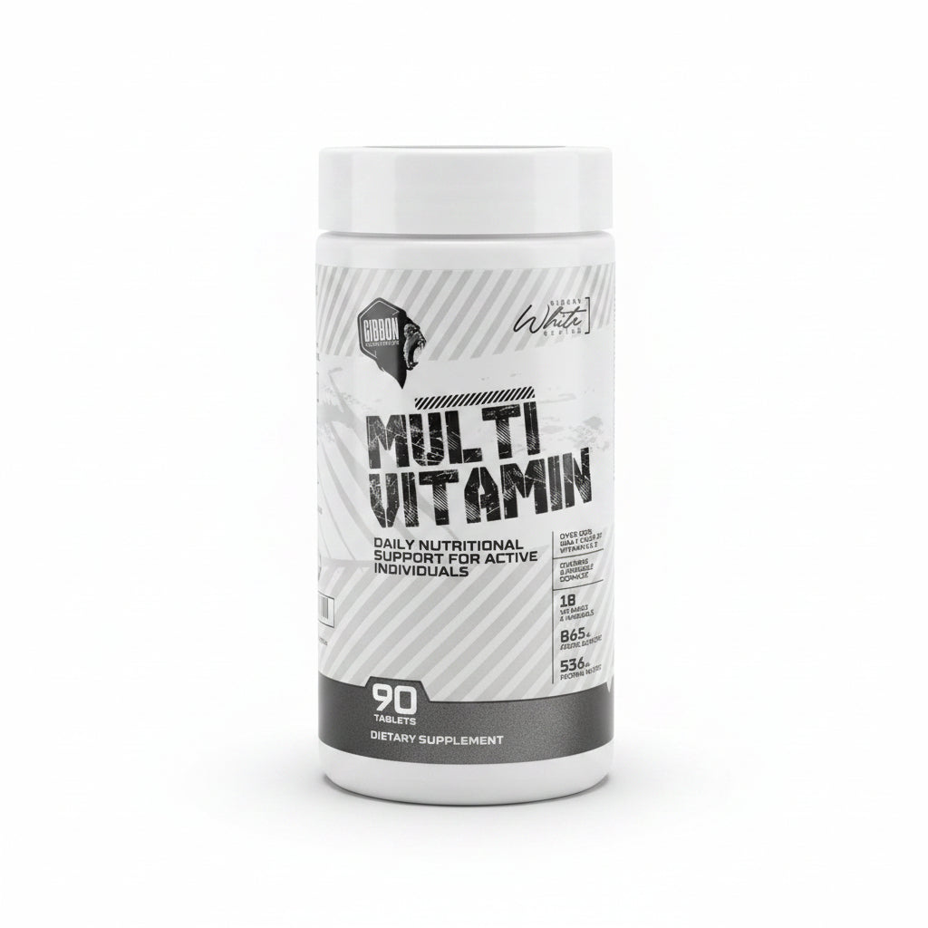 Gibbon Nutrition White Series Multi Vitamin 90 Tablets dietary supplement bottle