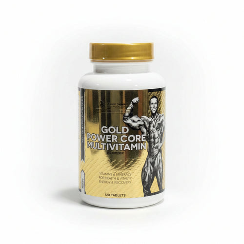 Kevin Levrone Gold Power Core Multivitamin 120 Tablets dietary supplement bottle