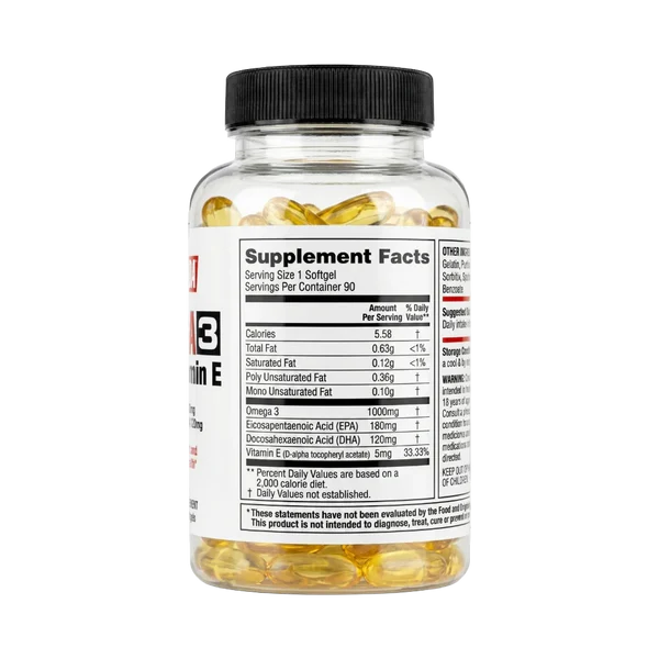 Labrada, Omega 3 With Vitamin E, 90 Softgel, 90 Servings