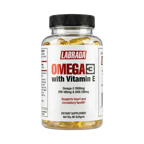 Labrada, Omega 3 With Vitamin E, 90 Softgel, 90 Servings