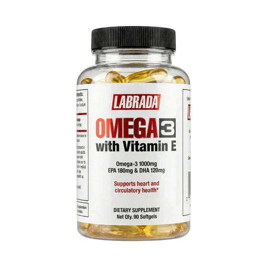 Labrada, Omega 3 With Vitamin E, 90 Softgel, 90 Servings
