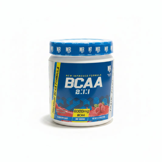 MR Nutrition BCAA 2:1:1 Raspberry flavor 6000mg BCAA amino acid powder 30 servings