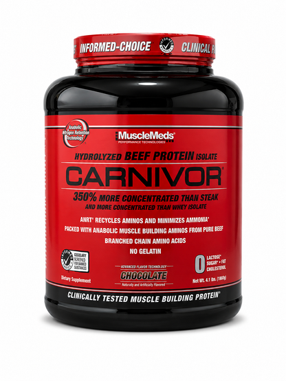 MuscleMeds Carnivor Bioengineered Beef Protein Isolate – Chocolate – 1898g