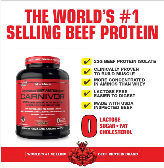 MuscleMeds Carnivor Beef Protein Isolate | Premium Protein UAE