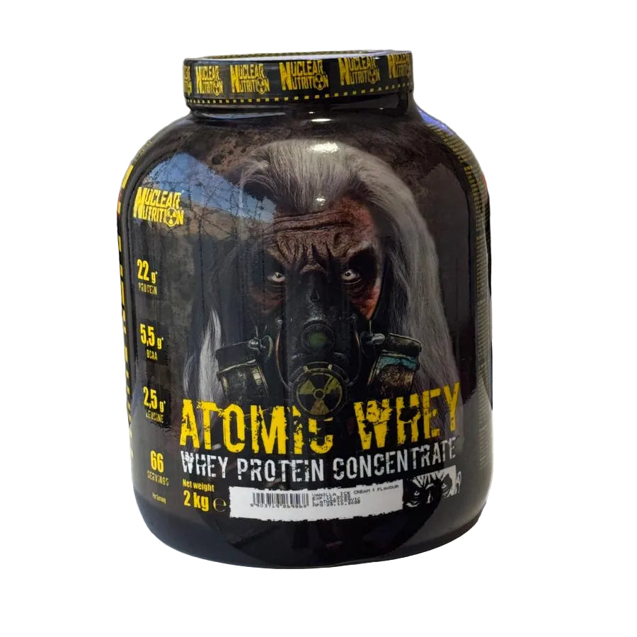 Nuclear Nutrition Atomic Whey Protein Concentrate 2kg | 66 Servings | UAE