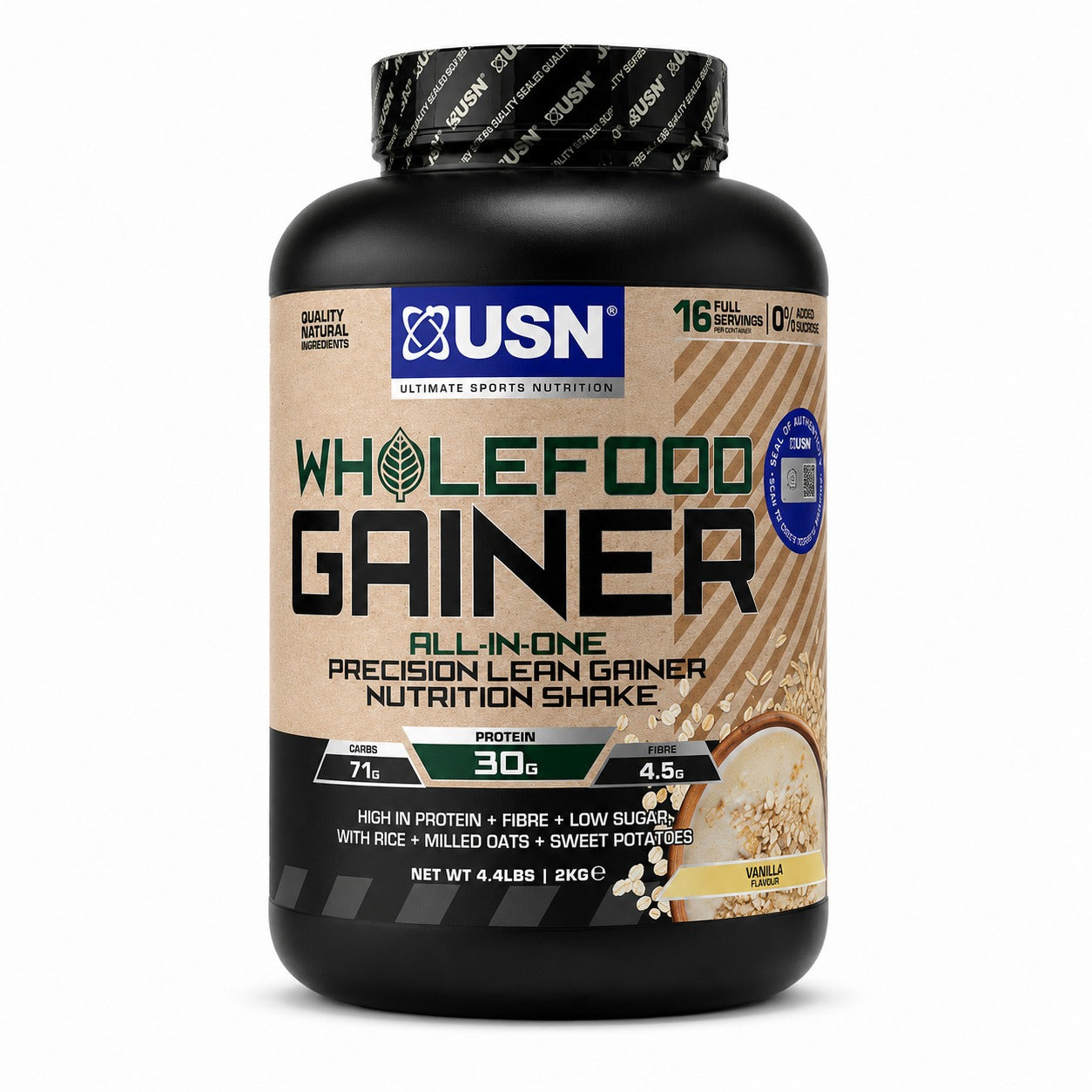USN Wholefood Gainer – Vanilla Flavour – 2kg Dubai UAE 