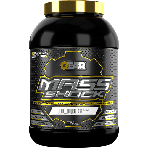 GEAR MASS SHOCK 3 kg Maximum Growth White Chocolate  flavour